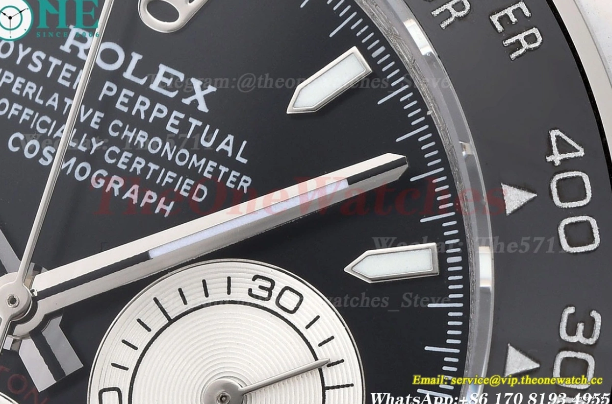 A3836 40mm White Black Daytona GDF SS SS 0225